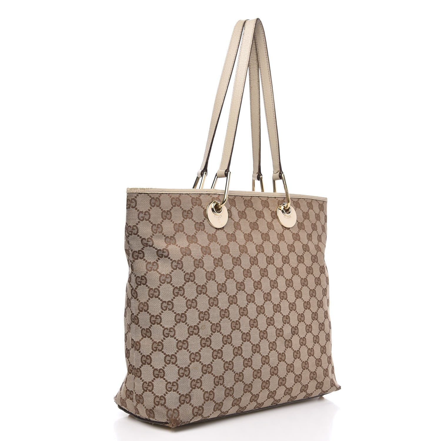 Gucci Monogram Eclipse Tote Beige 3 of 19