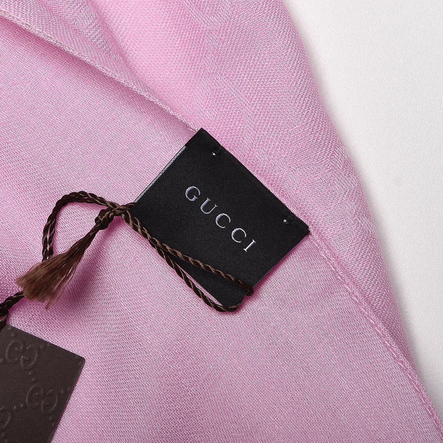 Wool Silk GG Monogram GGNat Scarf Rose