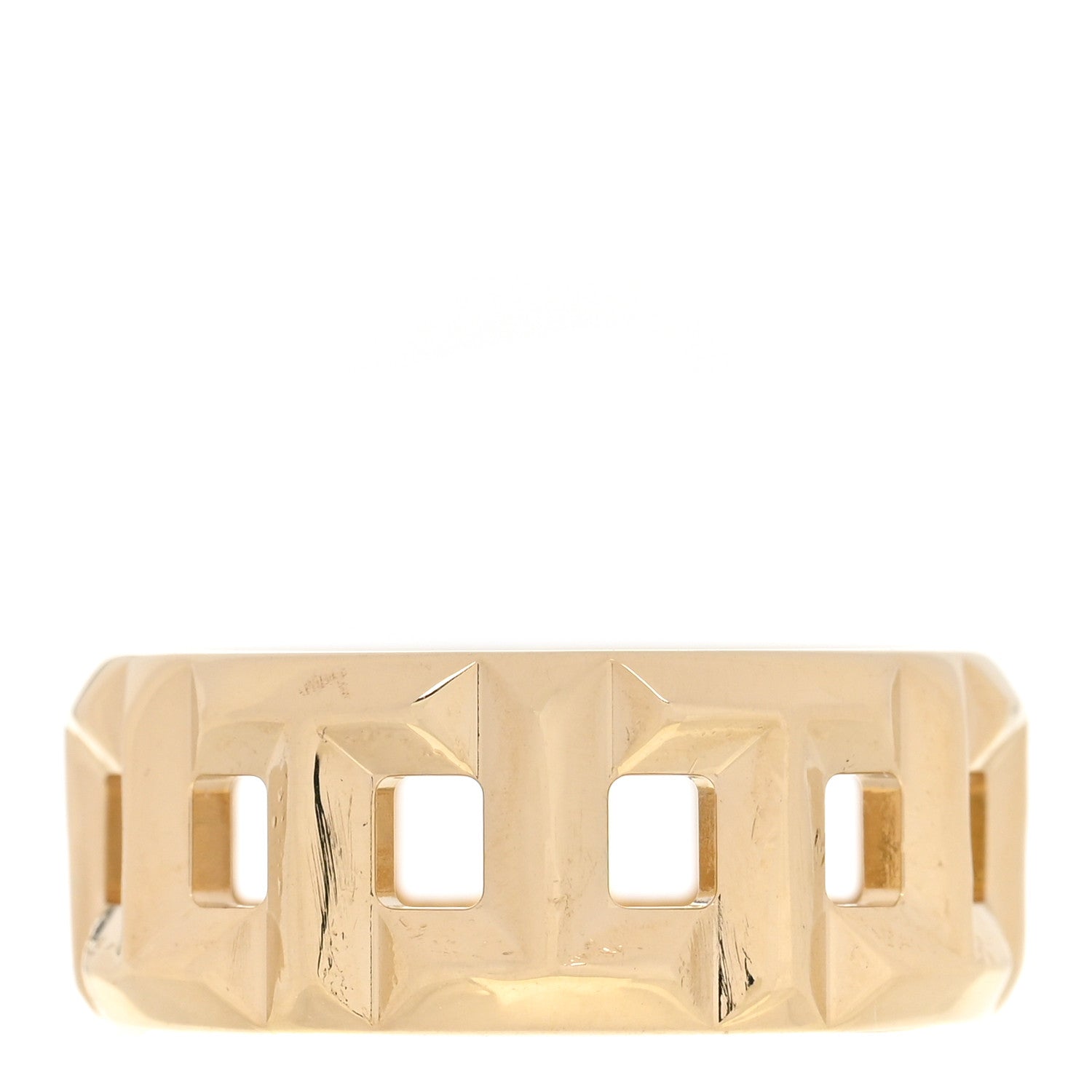 Tiffany 18K Yellow Gold T True Wide Ring 52 6 1 of 5