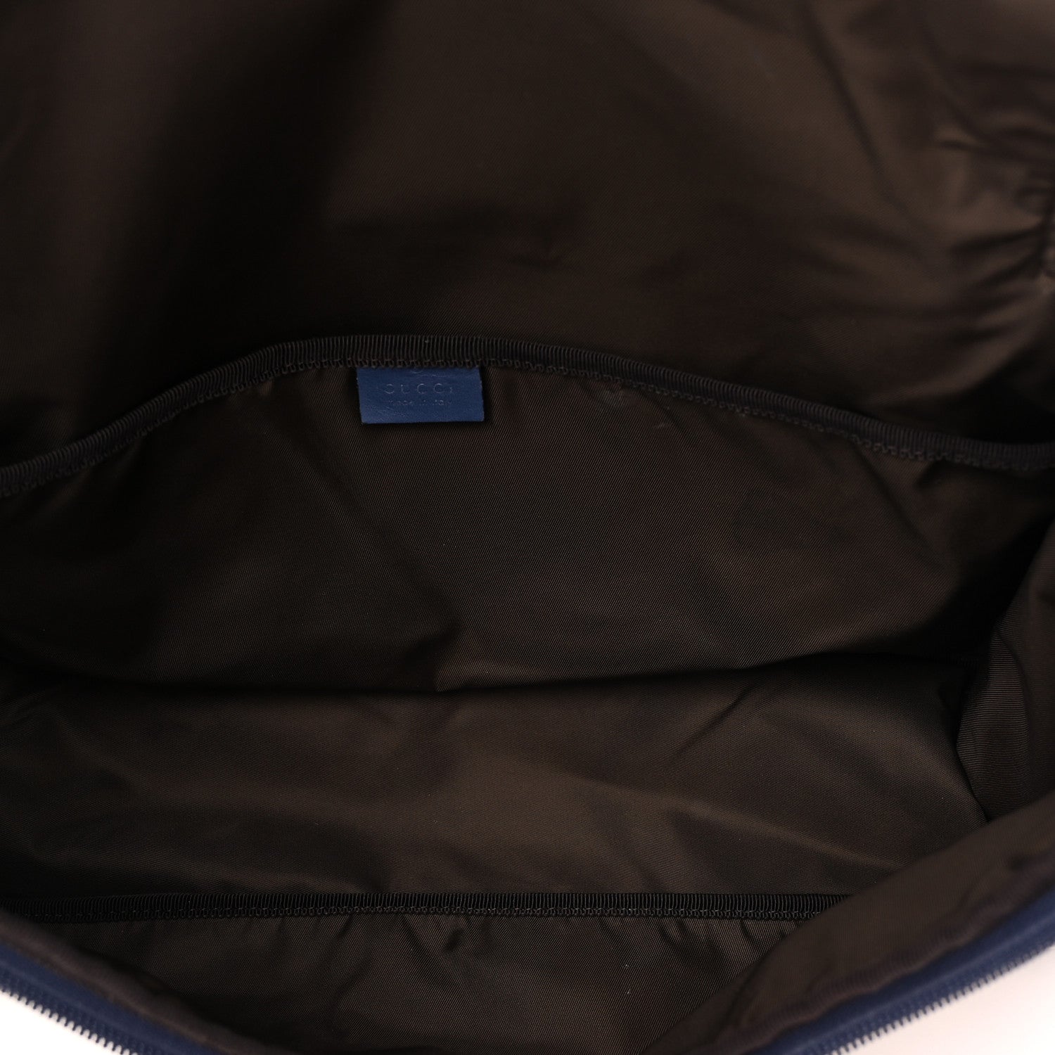 Gucci Monogram Natural Pigskin Large Diaper Bag Beige Ebony Cocoa Dark Chocolate 5 of 13
