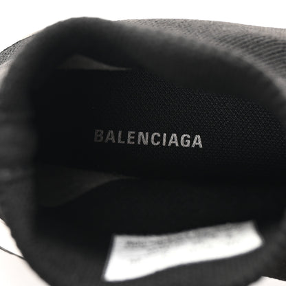 Balenciaga Neoprene Knit Mens Speed Sneakers 39 Black White 8 of 10