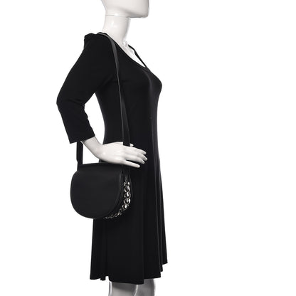 Givenchy Calfskin Mini Infinity Saddle Bag Black 2 of 9