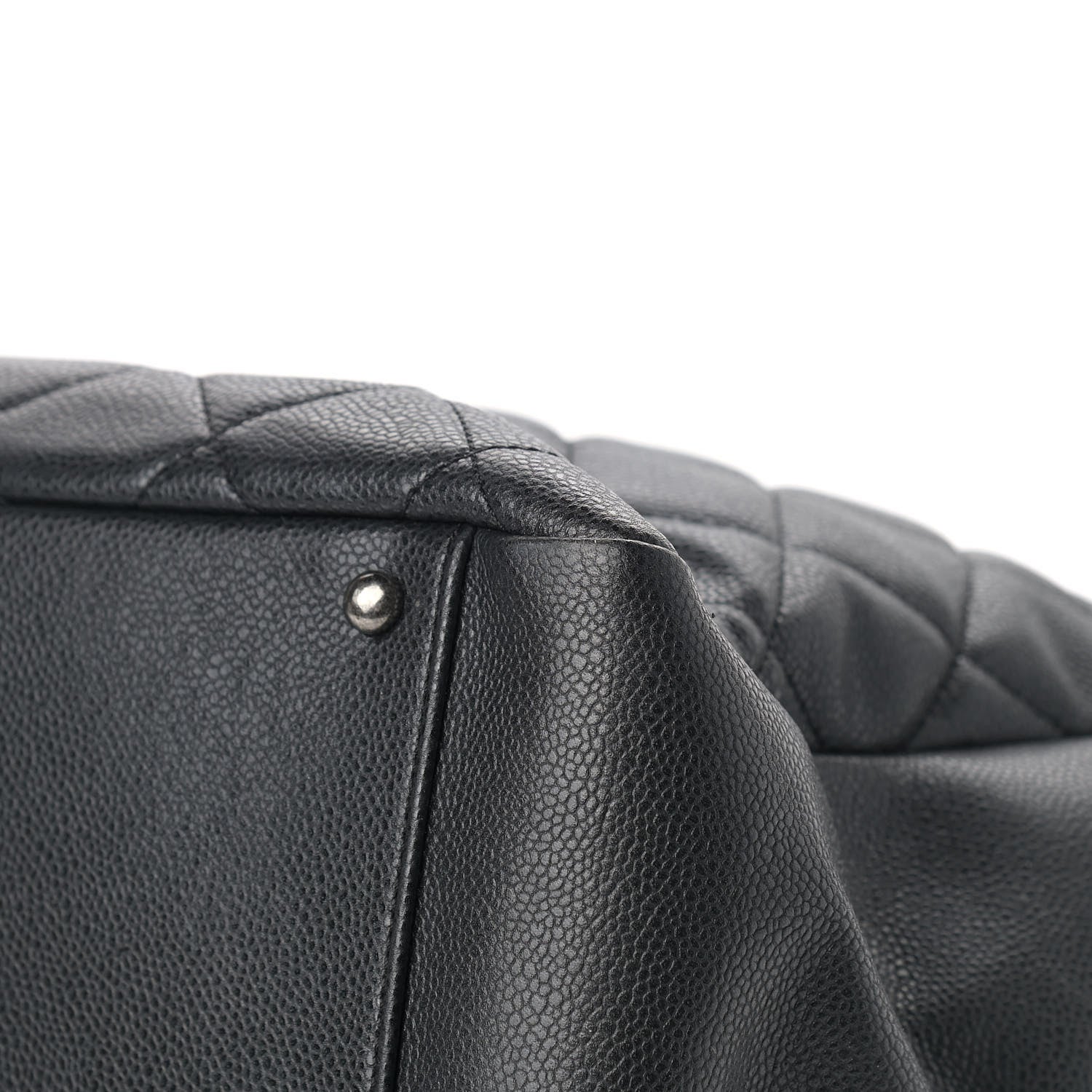 Chanel Caviar Quilted XXL Grand Shopping Tote GST Black 8 of 10