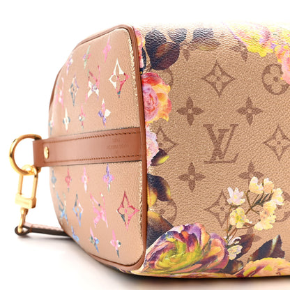 Louis Vuitton Metallic Monogram LV Garden Speedy Bandouliere 25 Gold 9 of 13