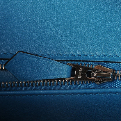Hermes Swift Birkin 25 Bleu Zanzibar 24 of 32