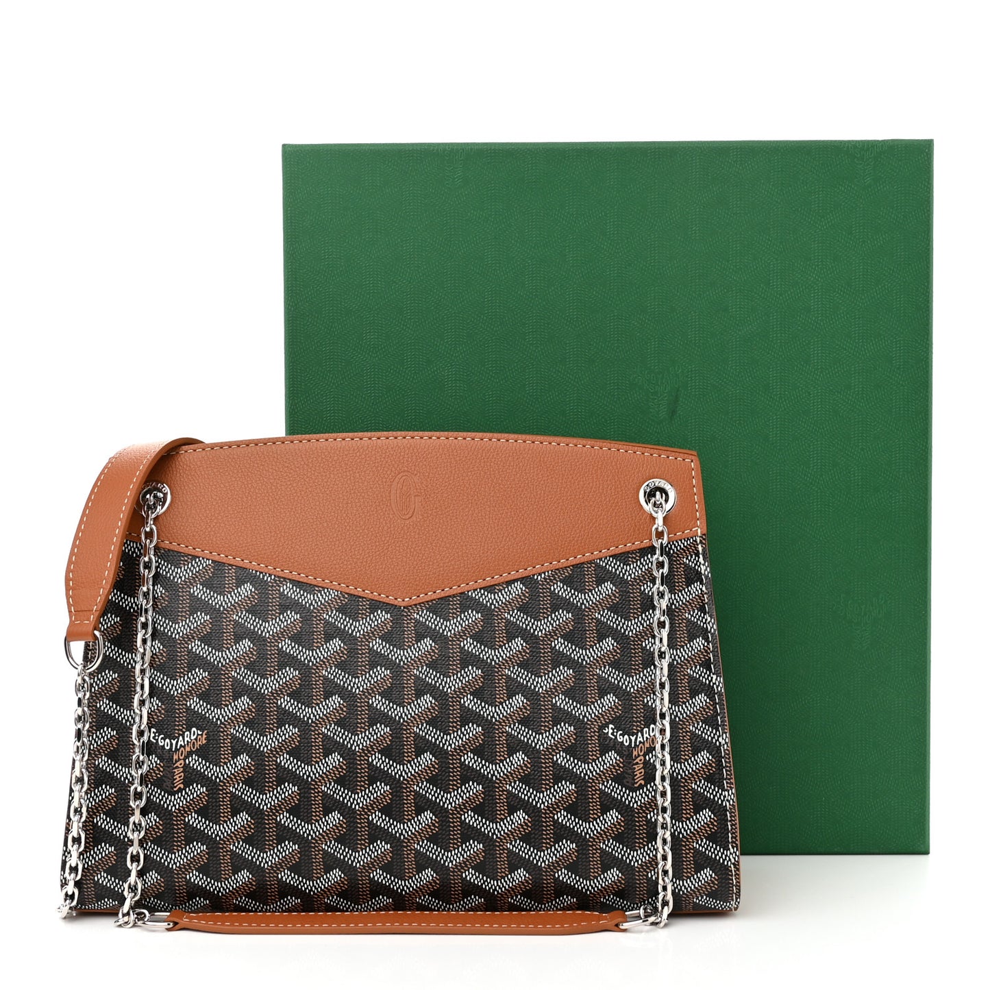 Goyardine Rouette Structure PM Black Tan