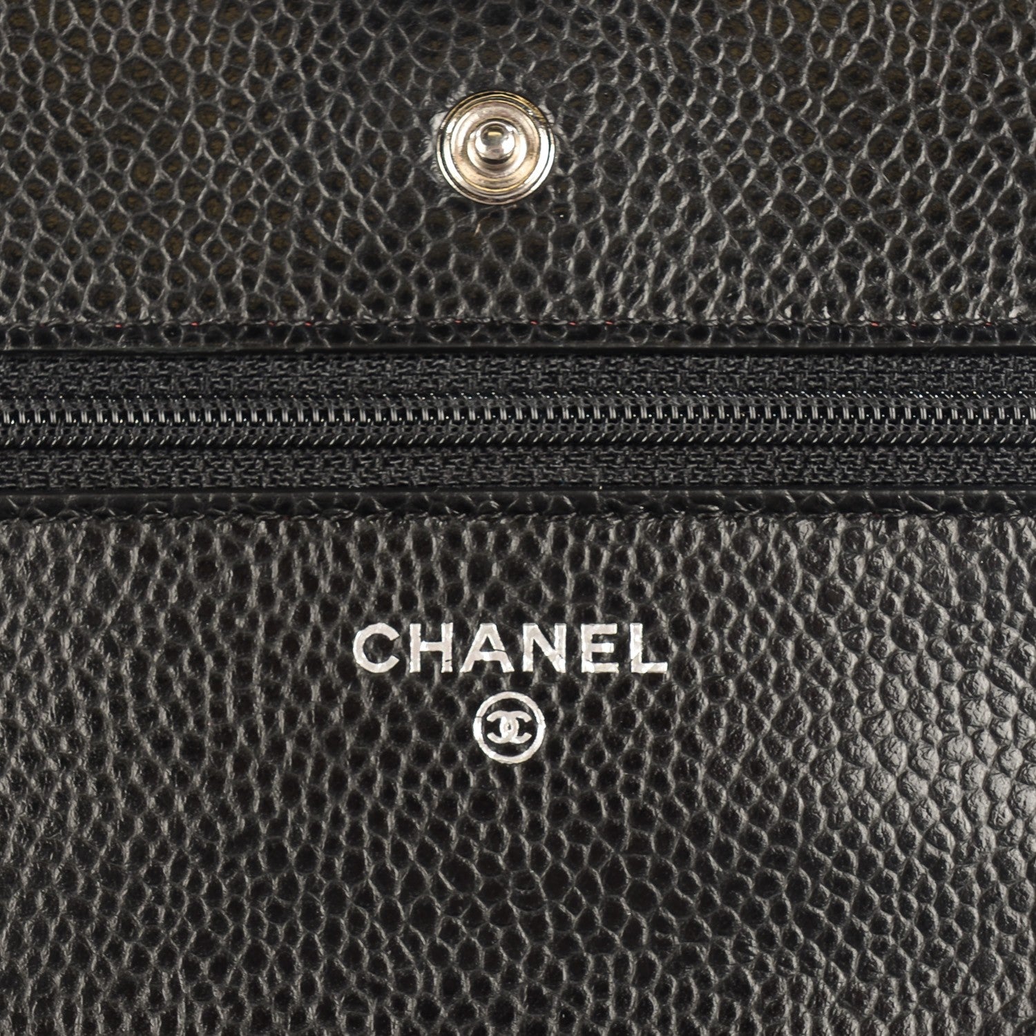 Chanel Caviar Quilted Wallet On Chain WOC Black 7 of 9