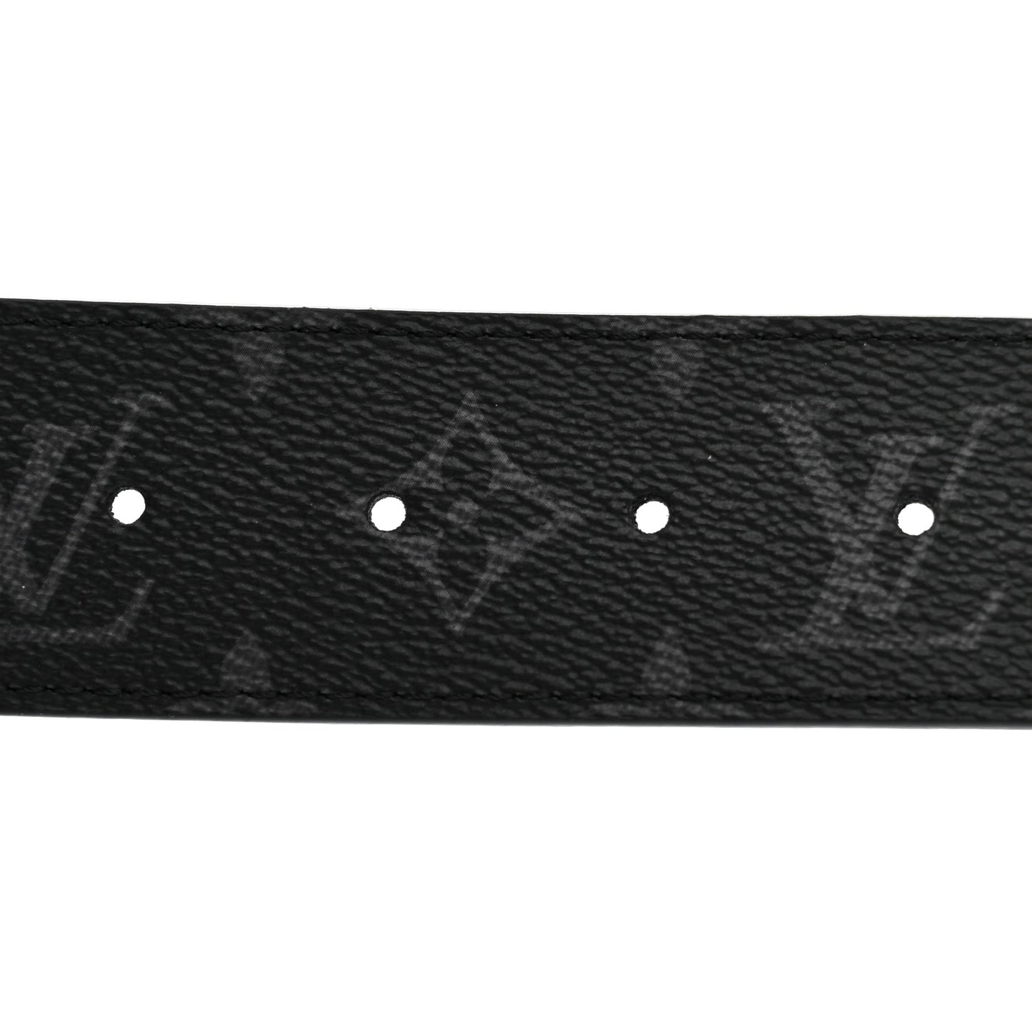 Monogram Eclipse 40mm LV Line Initiales Reversible 95 38 Belt Black