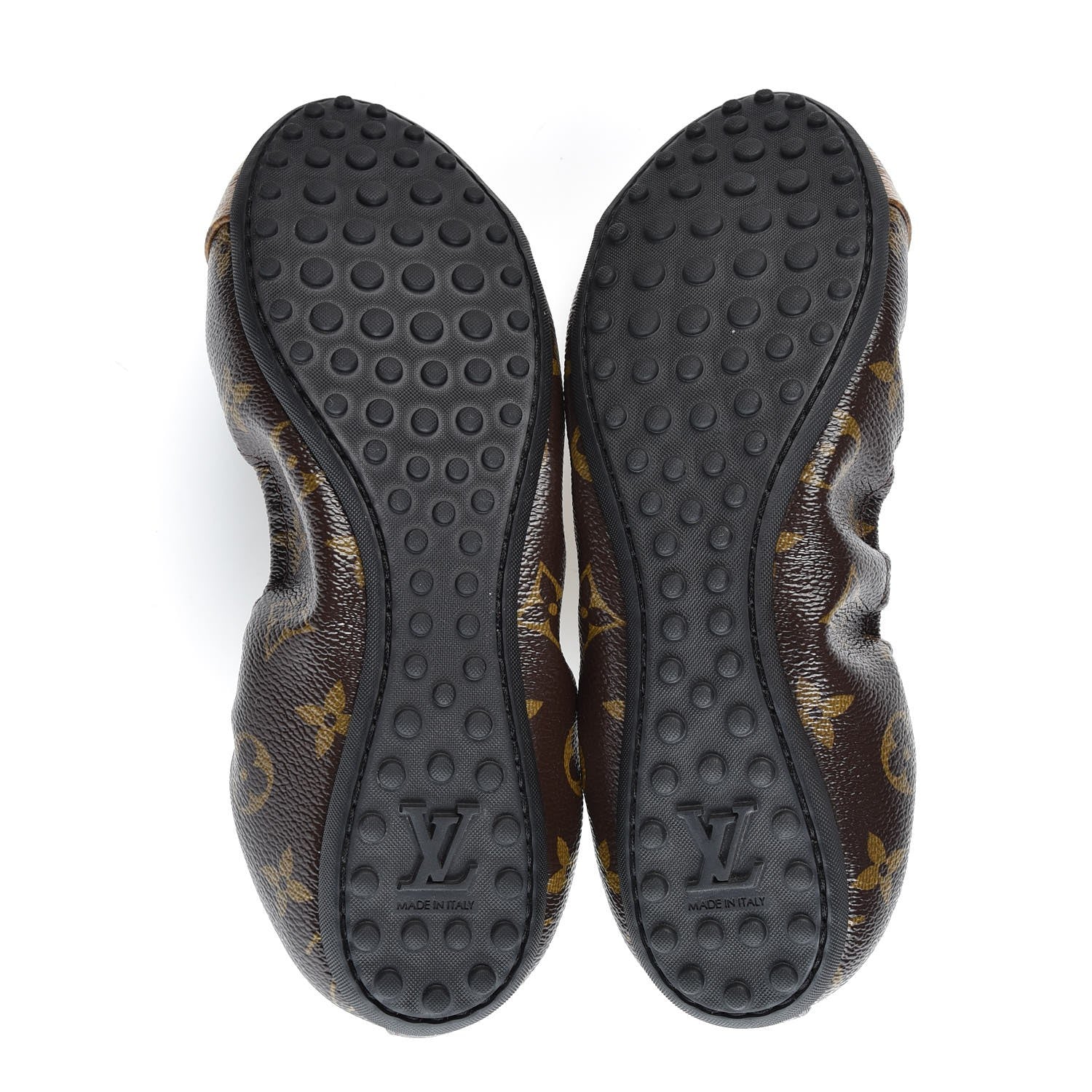 Louis Vuitton Reverse Patent Monogram Flirty Ballerina Flats 38 5 of 7