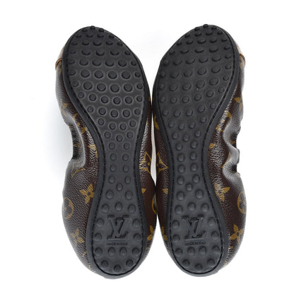 Louis Vuitton Reverse Patent Monogram Flirty Ballerina Flats 38 5 of 7