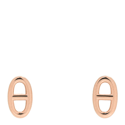 Hermes 18K Rose Gold TPM Farandole Stud Earrings 1 of 6
