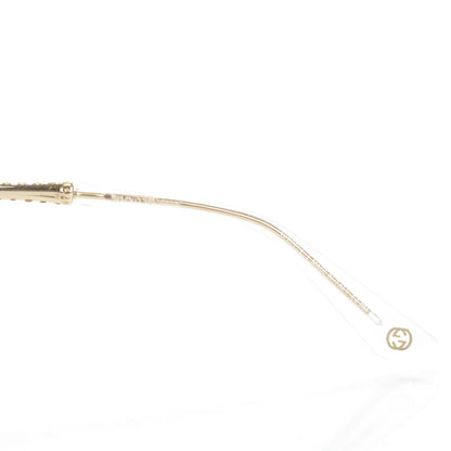 Gucci Crystal Bamboo Cat Eye GG 3771/N/F/S Sunglasses Gold 5 of 6