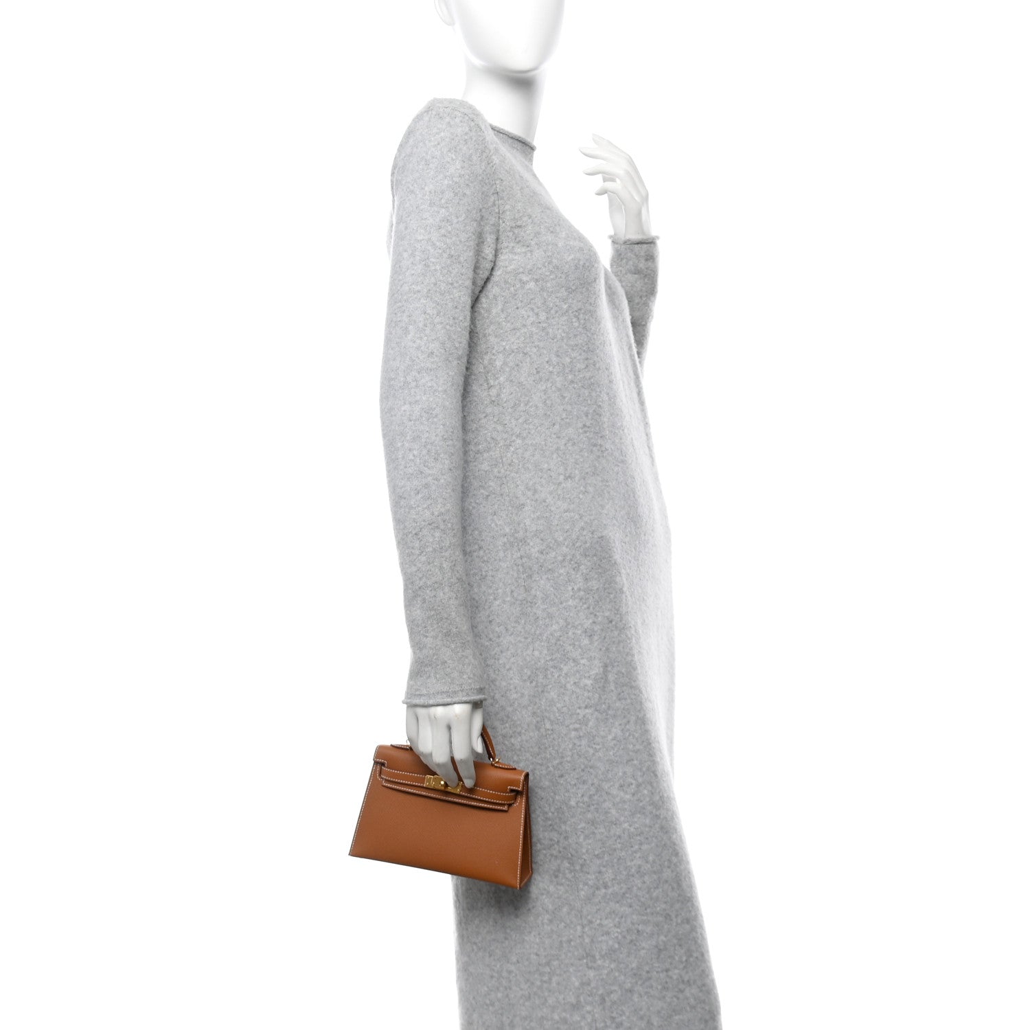 Hermes Epsom Mini Kelly Sellier 20 Gold 2 of 11