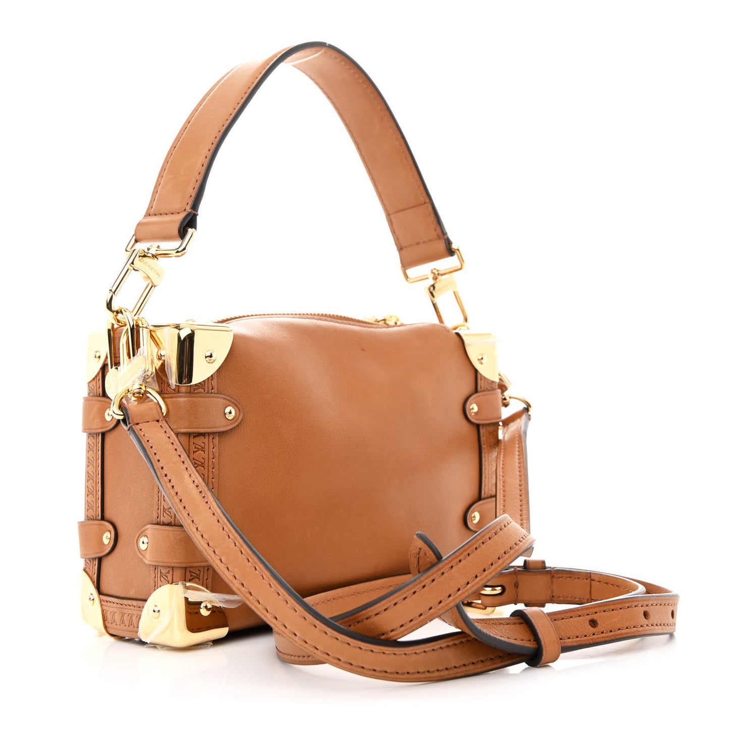 Calfskin Side Trunk PM Tan