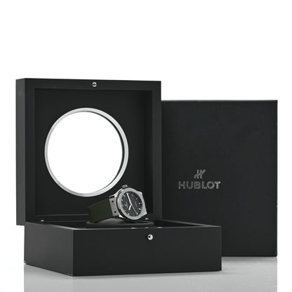 Hublot Titanium Rubber 42mm Classic Fusion Automatic Watch Green 542.NX.8970.RX 5 of 5