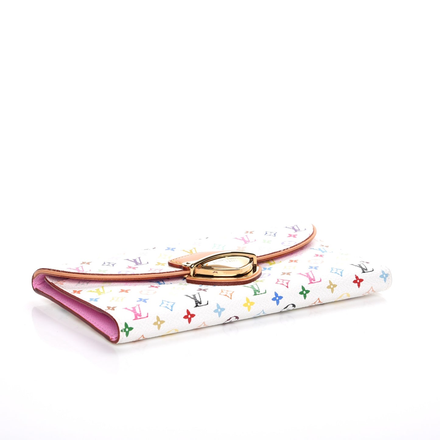 Monogram Multicolor Eugenie Wallet White Litchi