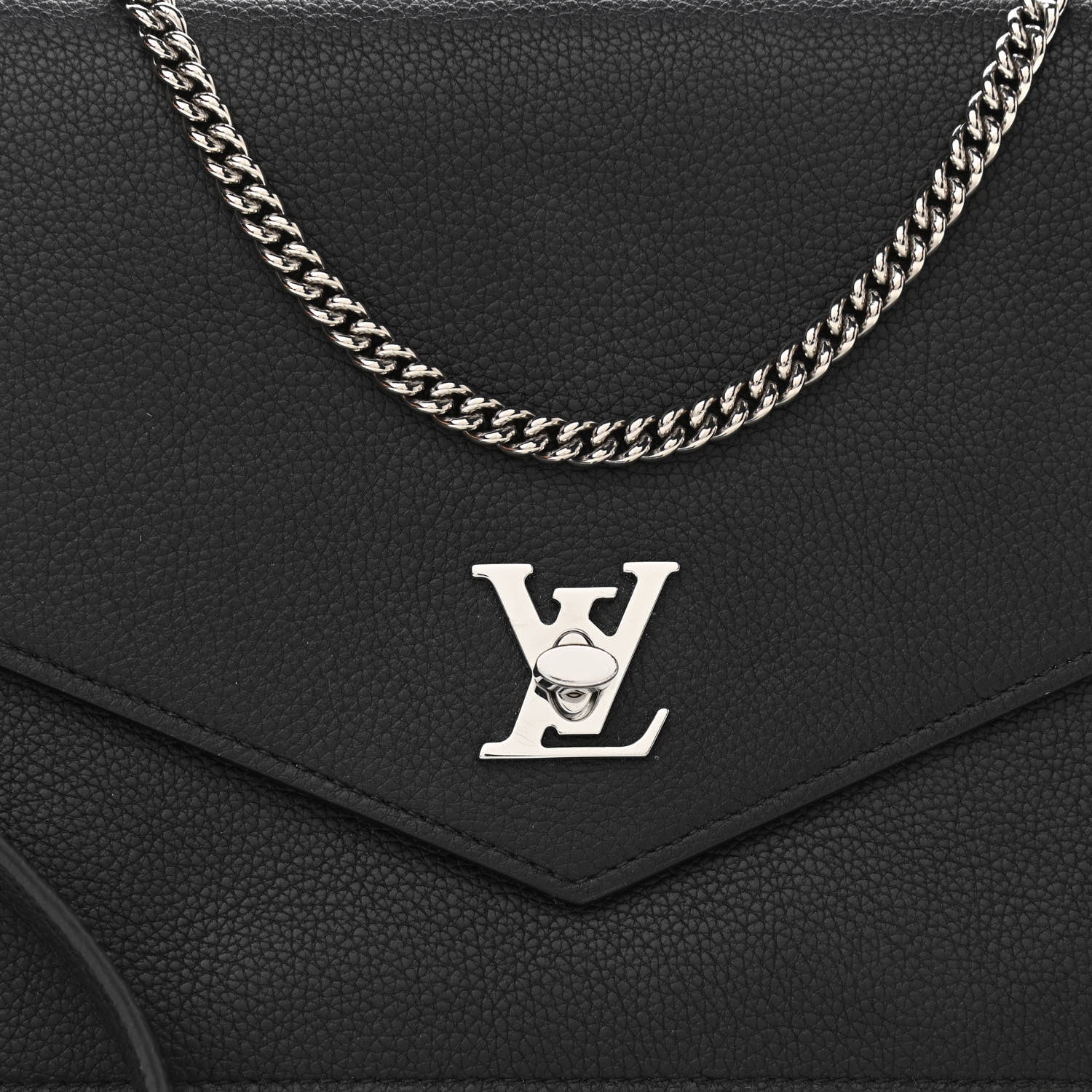 Louis Vuitton Soft Calfskin My Lockme Pochette Black 7 of 10
