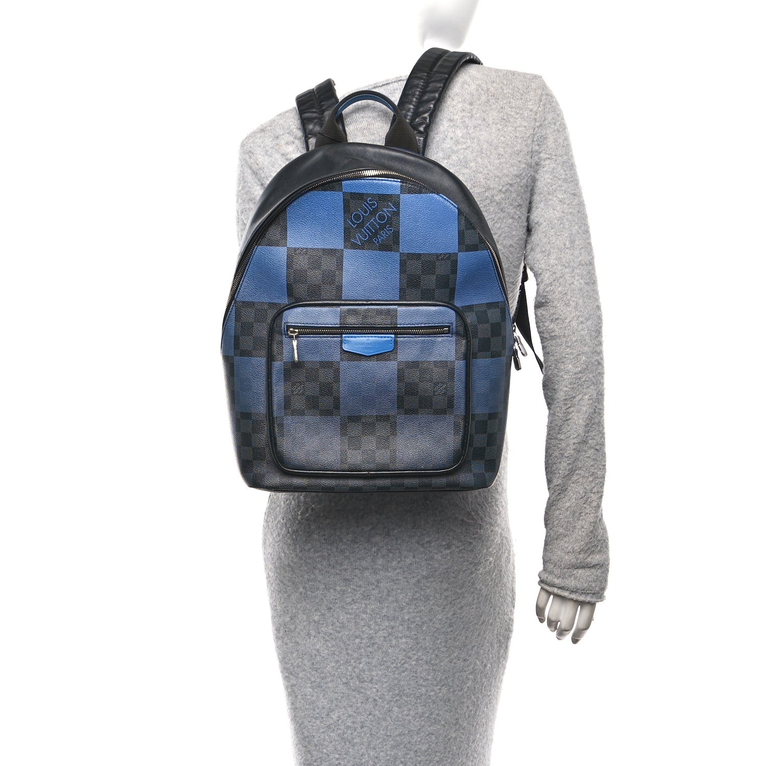Louis Vuitton Damier Graphite Giant Josh Backpack Blue 2 of 10