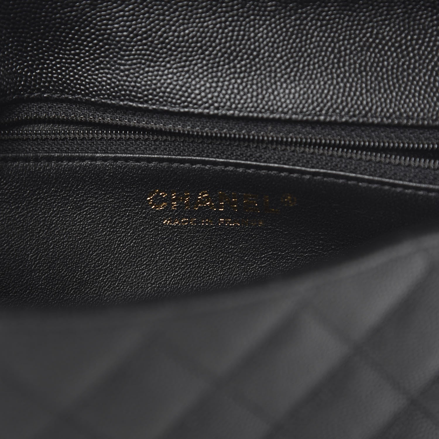 Chanel Caviar Quilted Flap Clutch Black 8 of 10