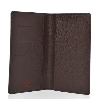 Louis Vuitton Damier Ebene Checkbook Cover Wallet 5 of 6