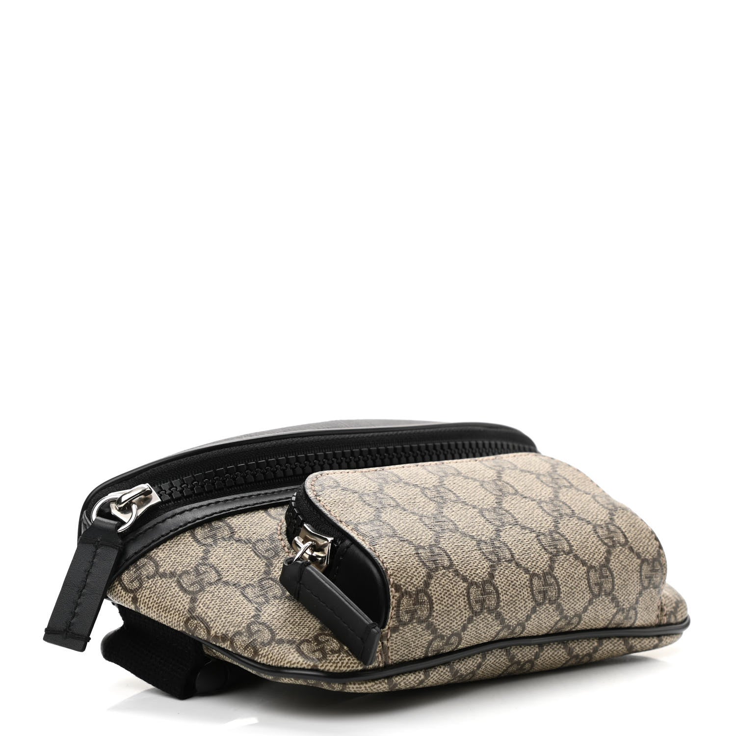 Gucci GG Supreme Monogram Belt Bag Black 4 of 11