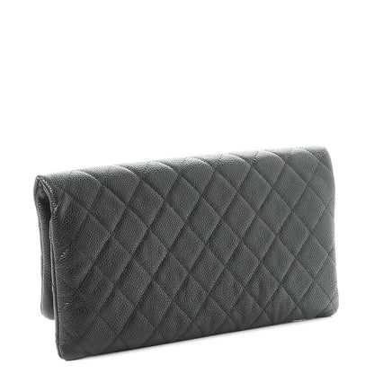 Chanel Caviar Quilted CC Beauty Clutch Black 3 of 9