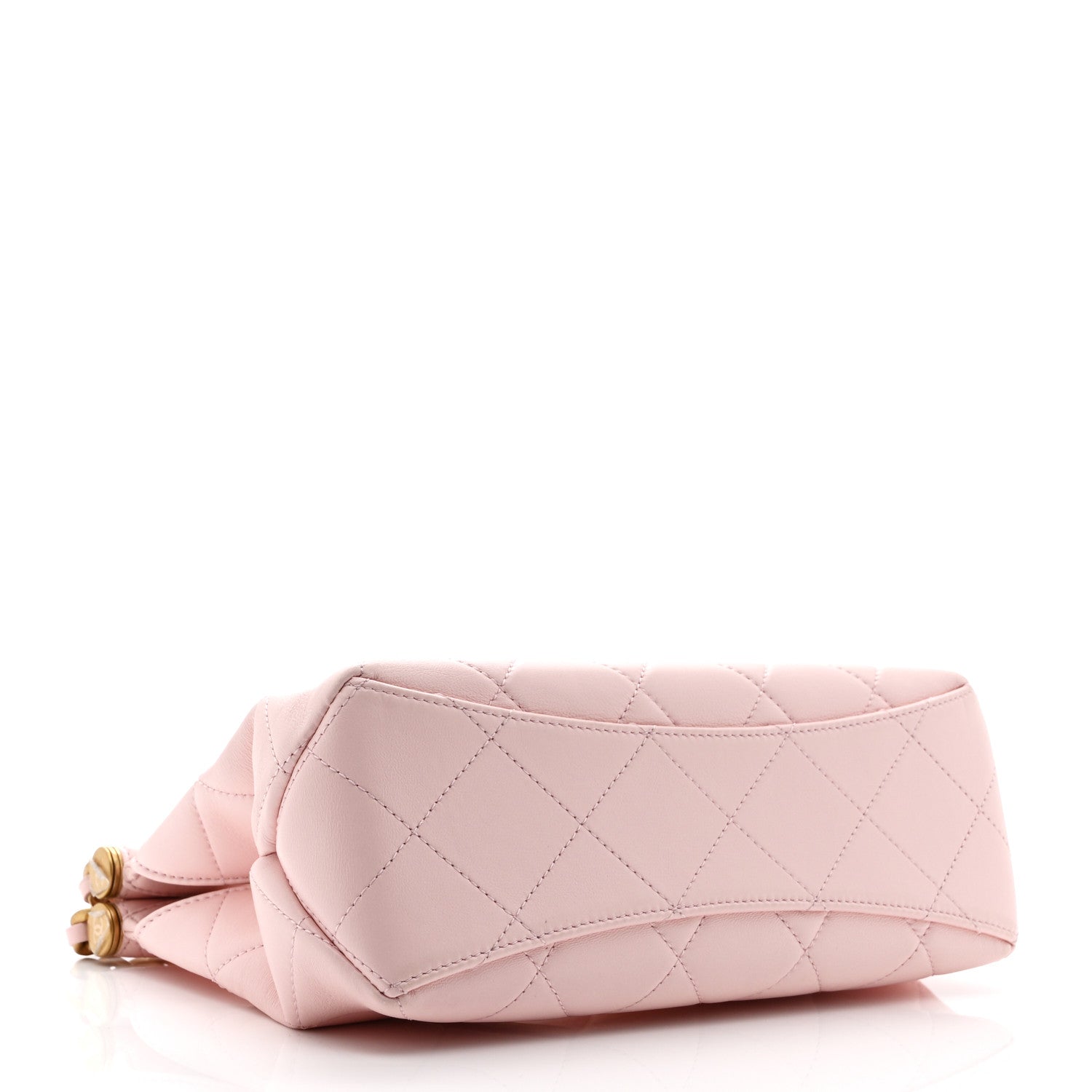 Chanel Shiny Lambskin Small Shopping Bag Light Pink 4 of 10