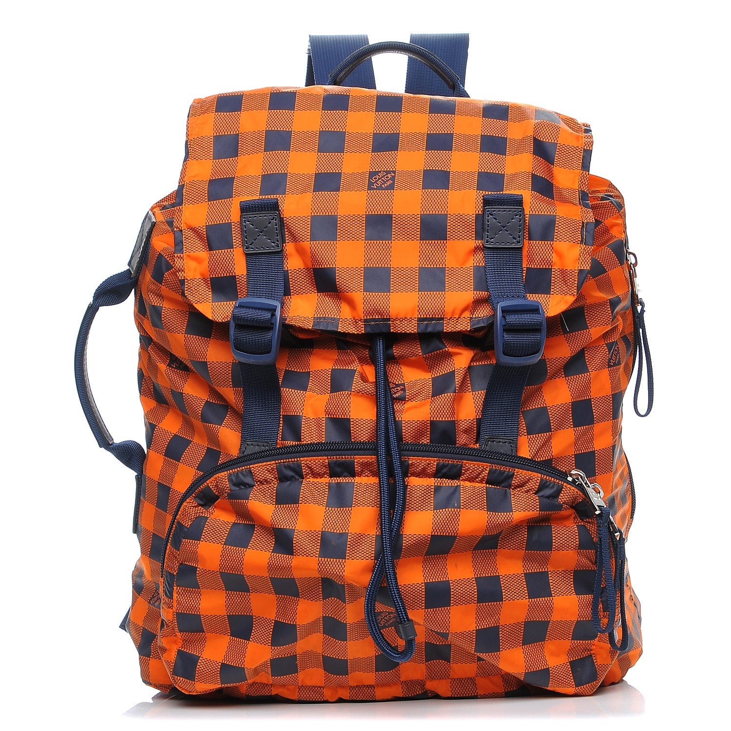 Louis Vuitton Nylon Damier Masai Adventure Practical Backpack Orange 1 of 7