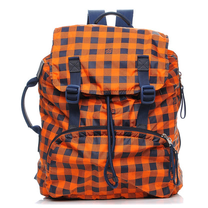 Louis Vuitton Nylon Damier Masai Adventure Practical Backpack Orange 1 of 7