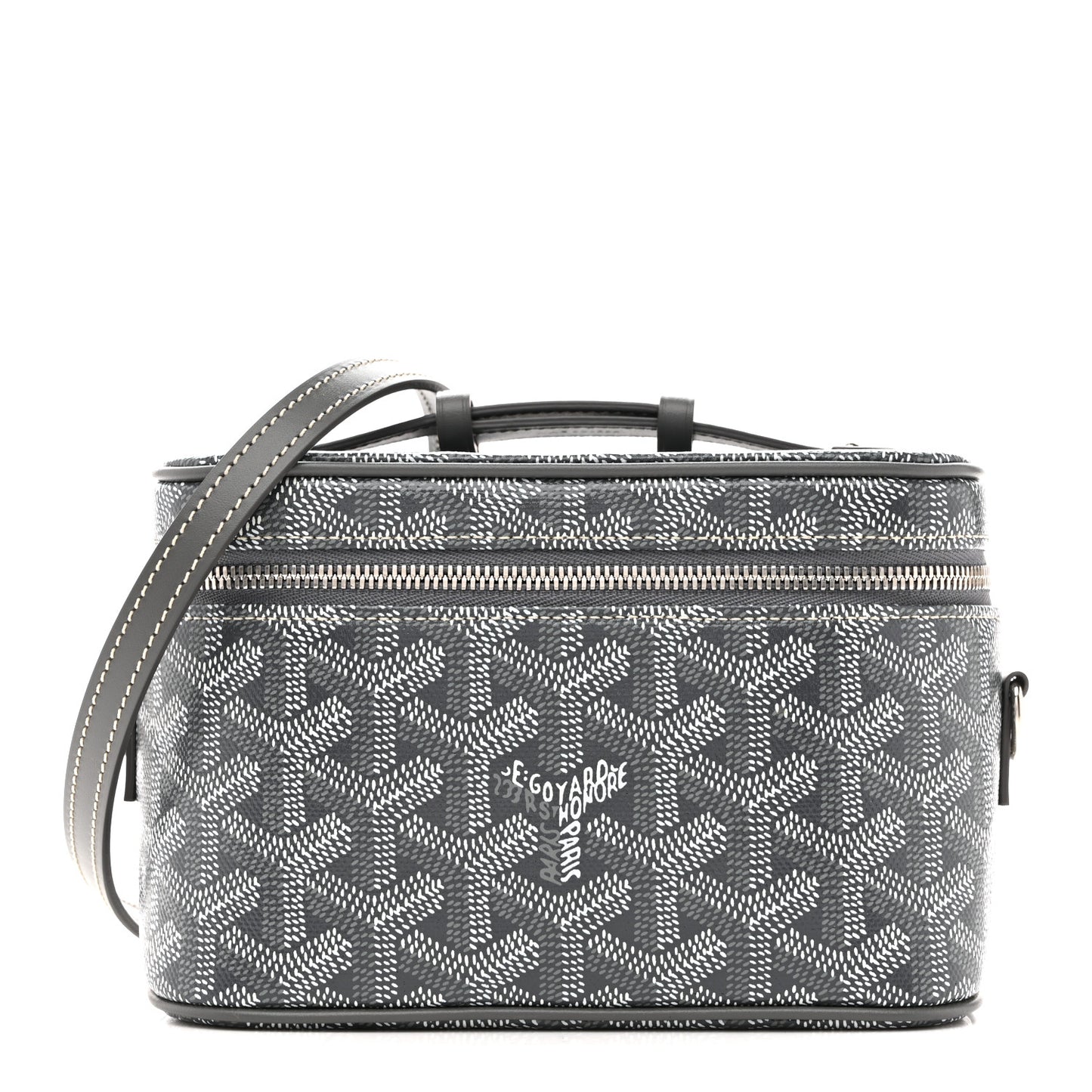Goyardine Muse Mini Vanity Case Grey