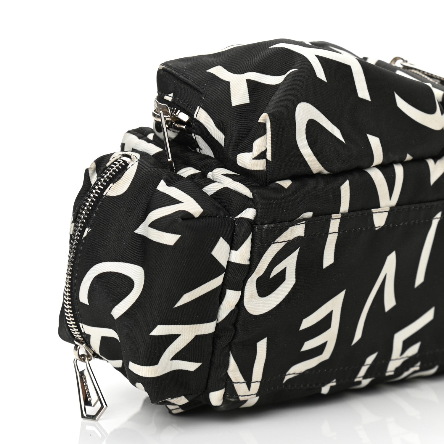 Givenchy Nylon Allover Logo Belt Bag Black 8 of 9