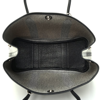 Hermes Twill D H Negonda Garden Party 30 TPM Ecru Black 4 of 4