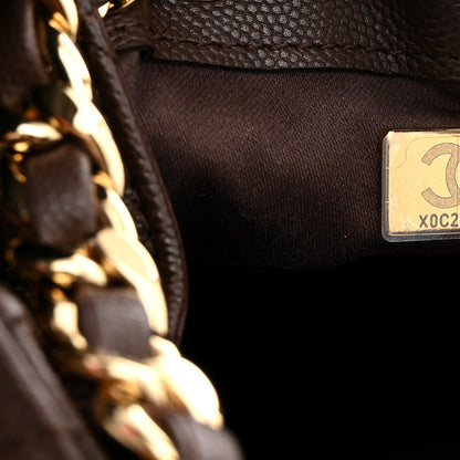 Chanel Caviar Quilted Small Chanel 25 Handbag Dark Brown 7 of 11
