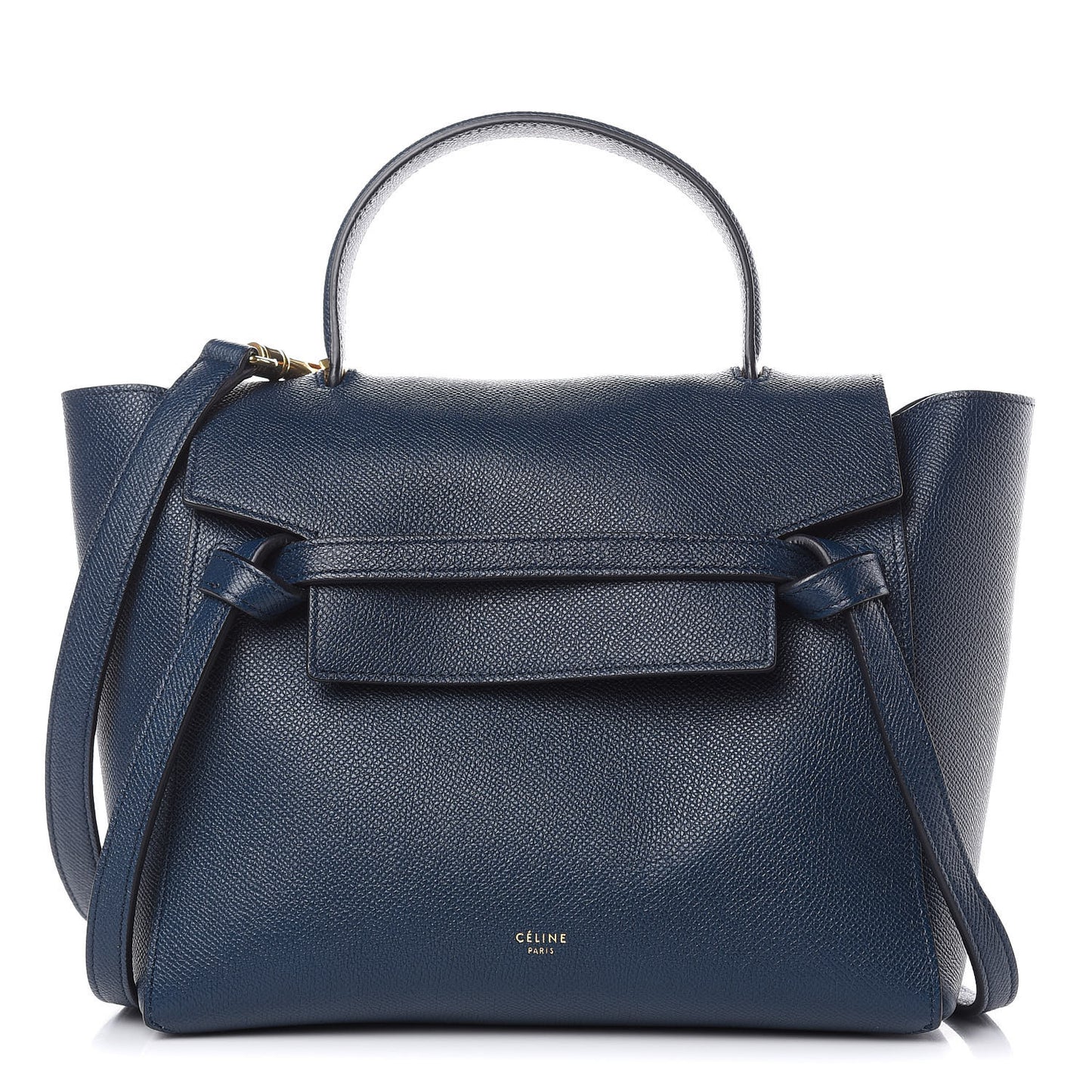 Baby Grained Calfskin Micro Belt Bag Deepsea