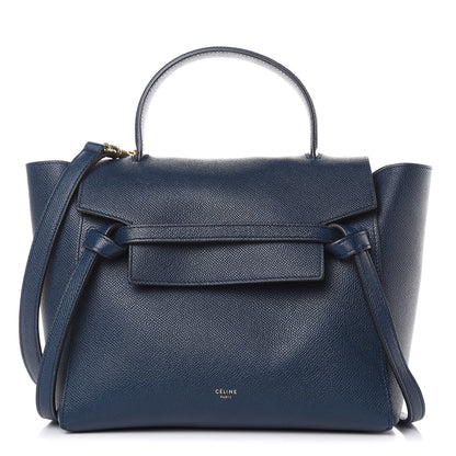 Celine Baby Grained Calfskin Micro Belt Bag Deepsea 1 of 10