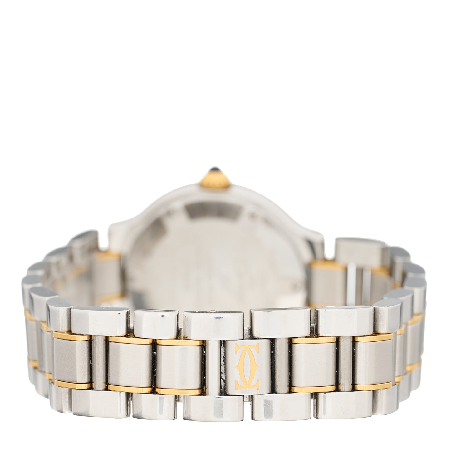 Stainless Steel 18K Yellow Gold 28mm Must De 21 Quartz Watch