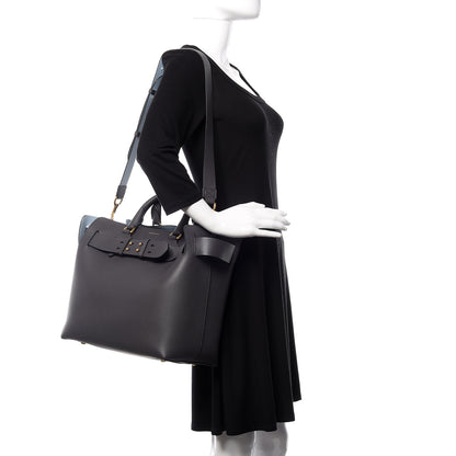 Burberry Soft Grain Calfskin Medium Belt Bag Marais Charcoal Grey 2 of 15
