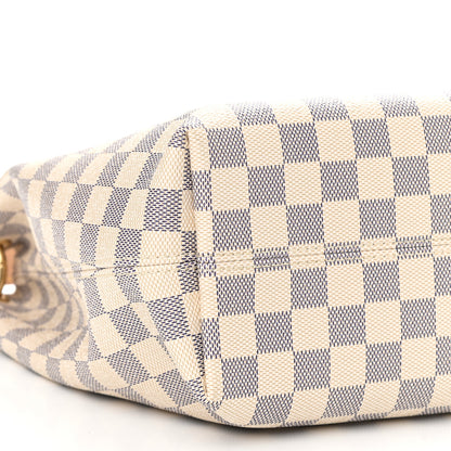 Louis Vuitton Damier Azur Graceful PM Rose Ballerine 8 of 9