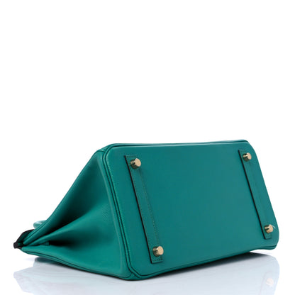 Hermes Epsom Birkin 30 Bleu Paon 4 of 10