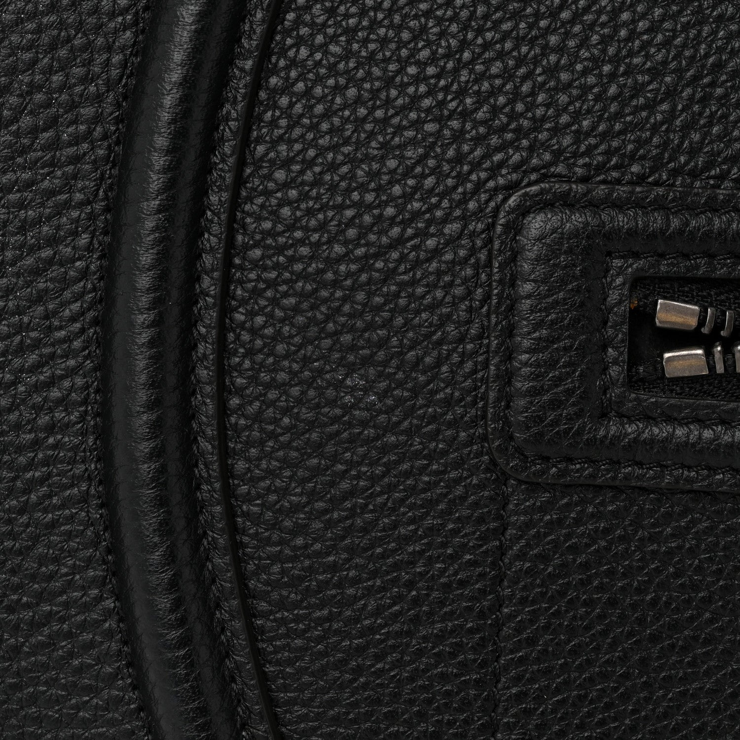 Celine Drummed Calfskin Mini Luggage Black 10 of 10