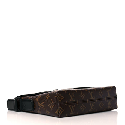 Louis Vuitton Monogram Macassar Magnetic Messenger 4 of 10