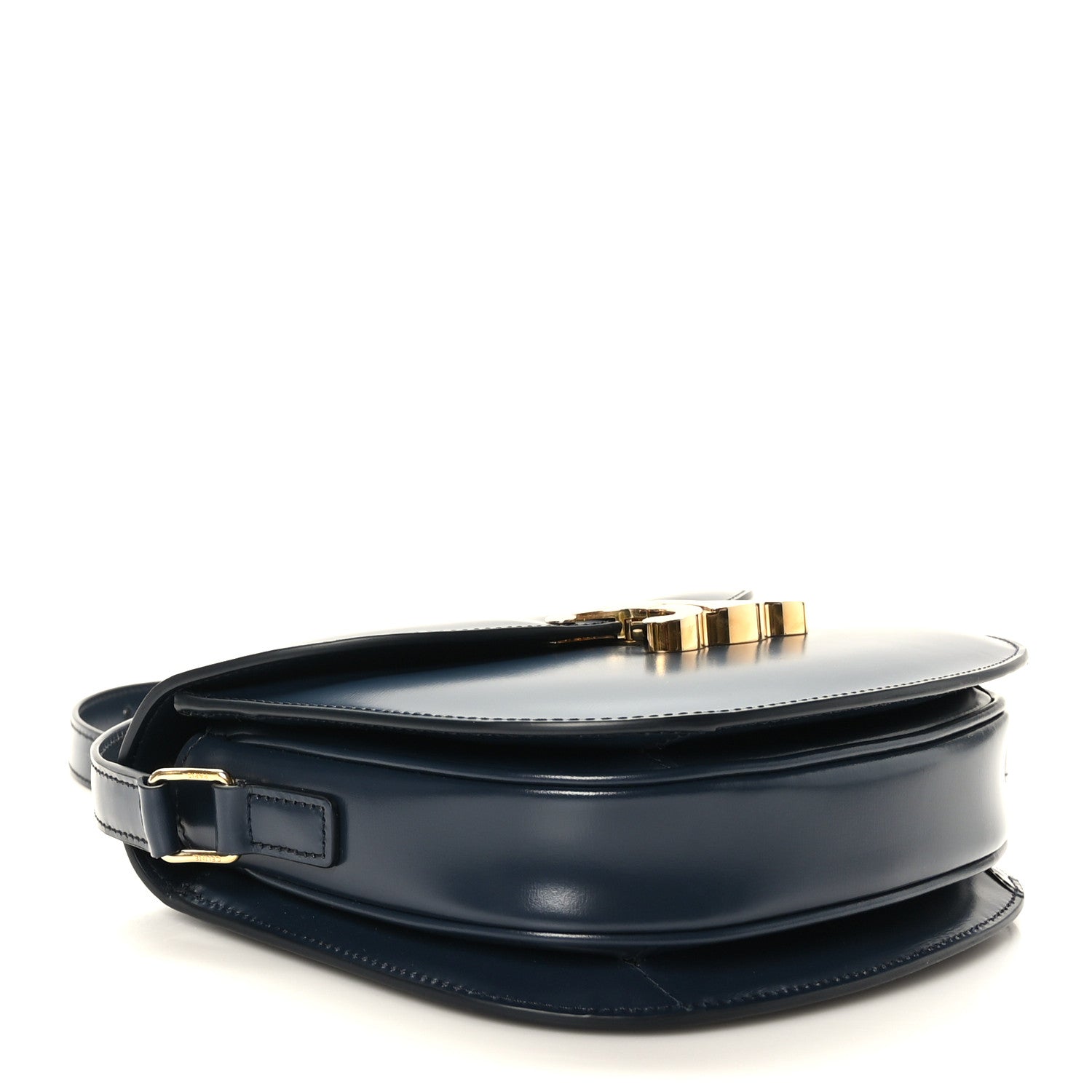 Celine Shiny Calfskin Teen Besace Navy Blue 4 of 9