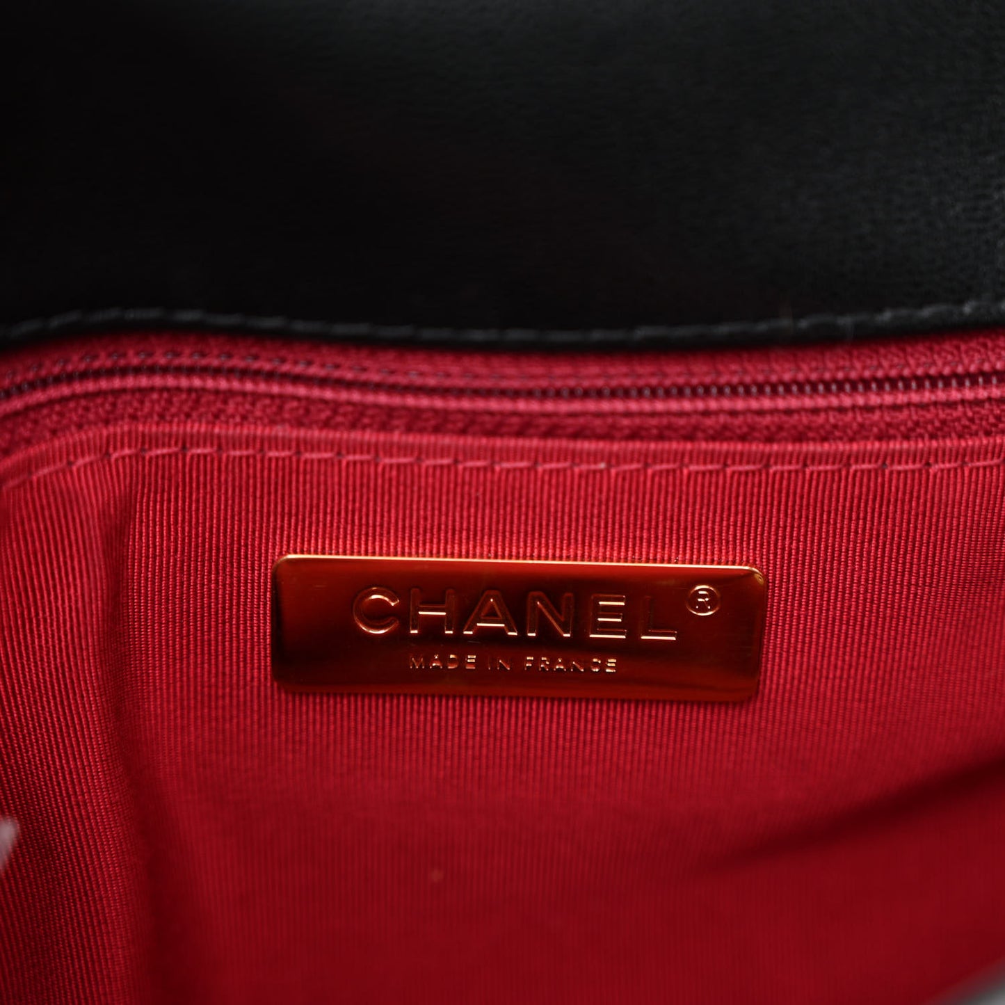 Goatskin Quilted Large Chanel 19 Flap Black