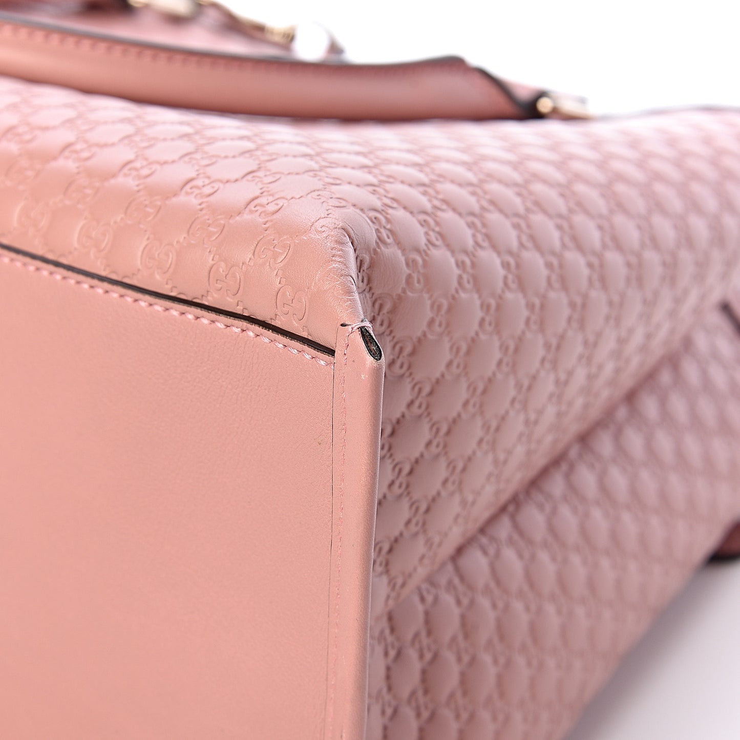 Soft Microguccissima Medium Tote Soft Pink