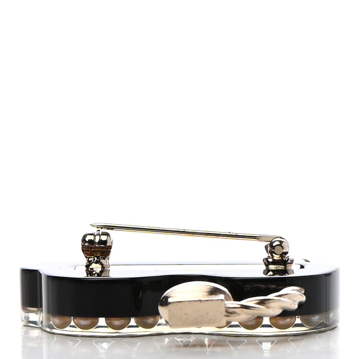 Chanel Resin Pearl Snorkeling CC Brooch 5 of 6