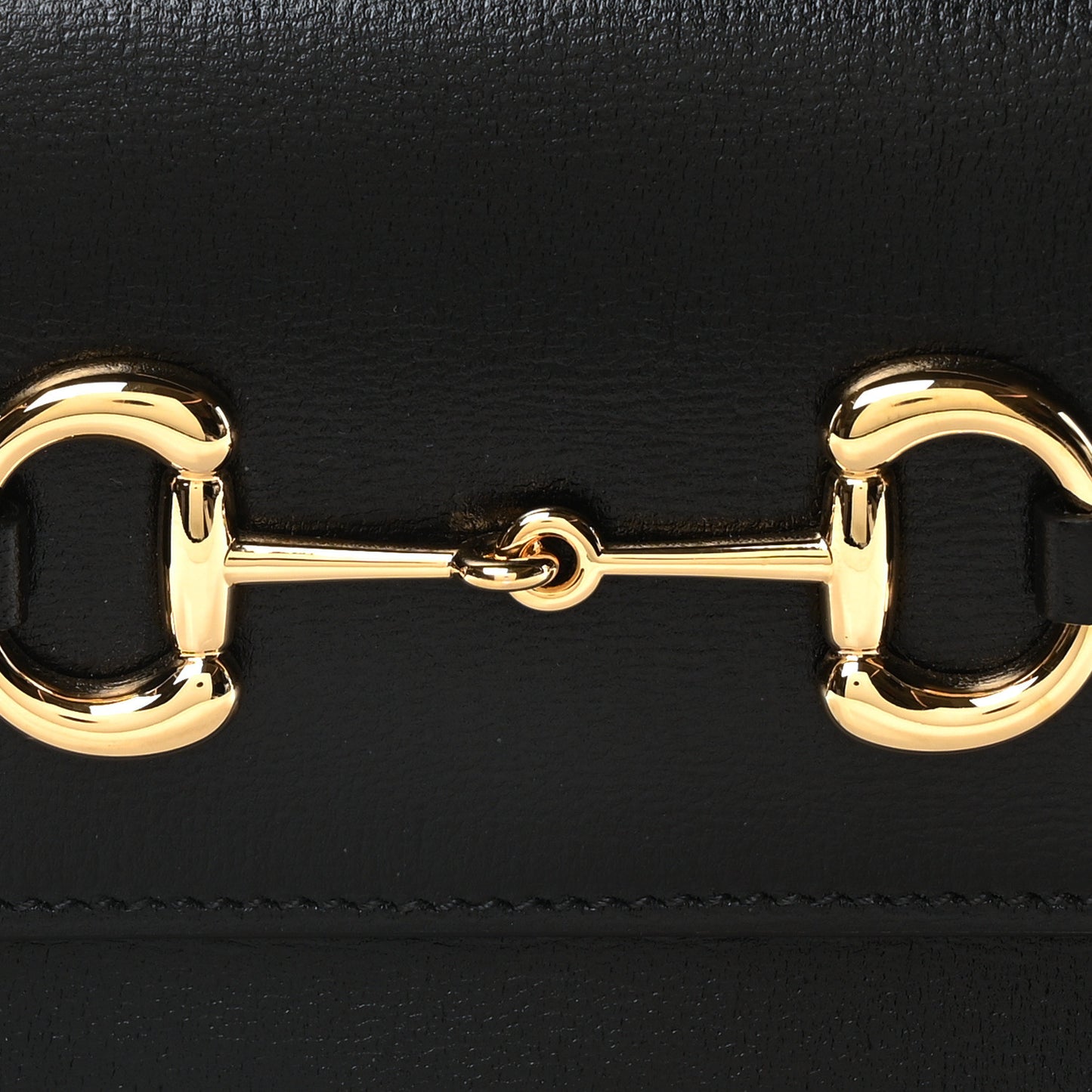 Azalea Calfskin Small Horsebit 1955 Shoulder Bag Black