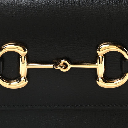 Gucci Azalea Calfskin Small Horsebit 1955 Shoulder Bag Black 8 of 10