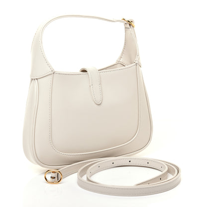 Gucci Boarded Dyana Lux Calfskin Mini Jackie 1961 Hobo Mystic White 12 of 13