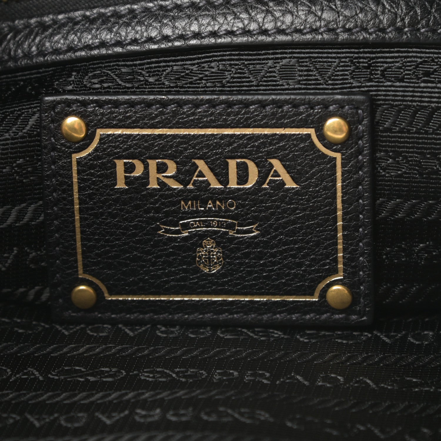 Prada Vitello Daino Hobo Black 6 of 11