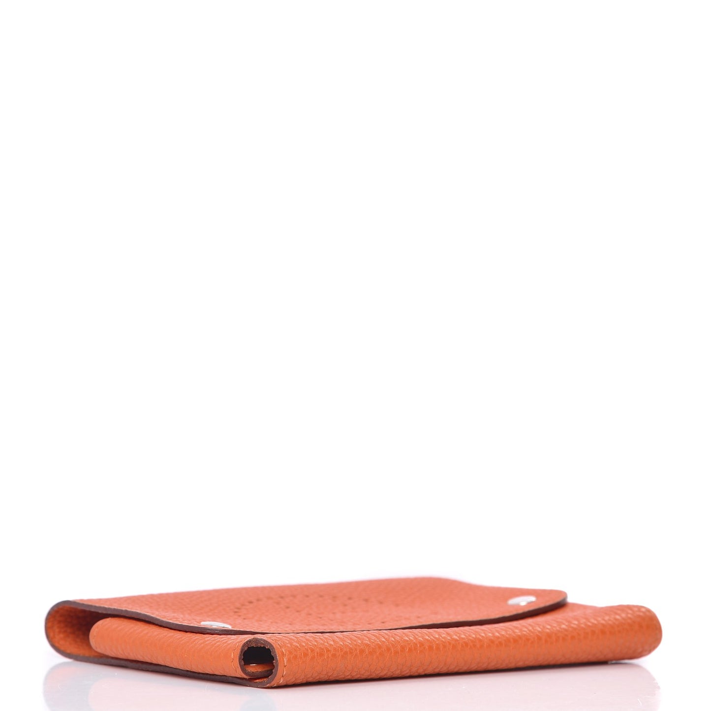 Taurillon Clemence Mises et Relances Playing Cards Holder Orange